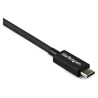 StarTech 0.8m/2.7ft Thunderbolt 3 to Thunderbolt 3 Cable - 40Gbps - Certified TB3 - USB C Compatible Active 100W PD TBLT34MM80CM