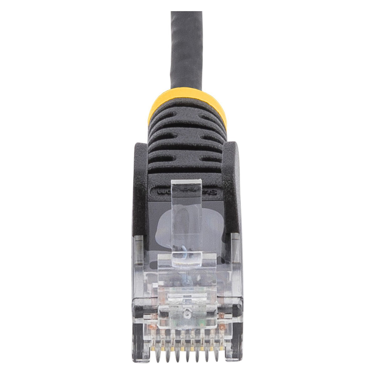 StarTech 0.5 m CAT6 Cable - Slim CAT6 Patch Cord - Black - Snagless RJ45 Connectors - Gigabit Ethernet Cable - 28 AWG