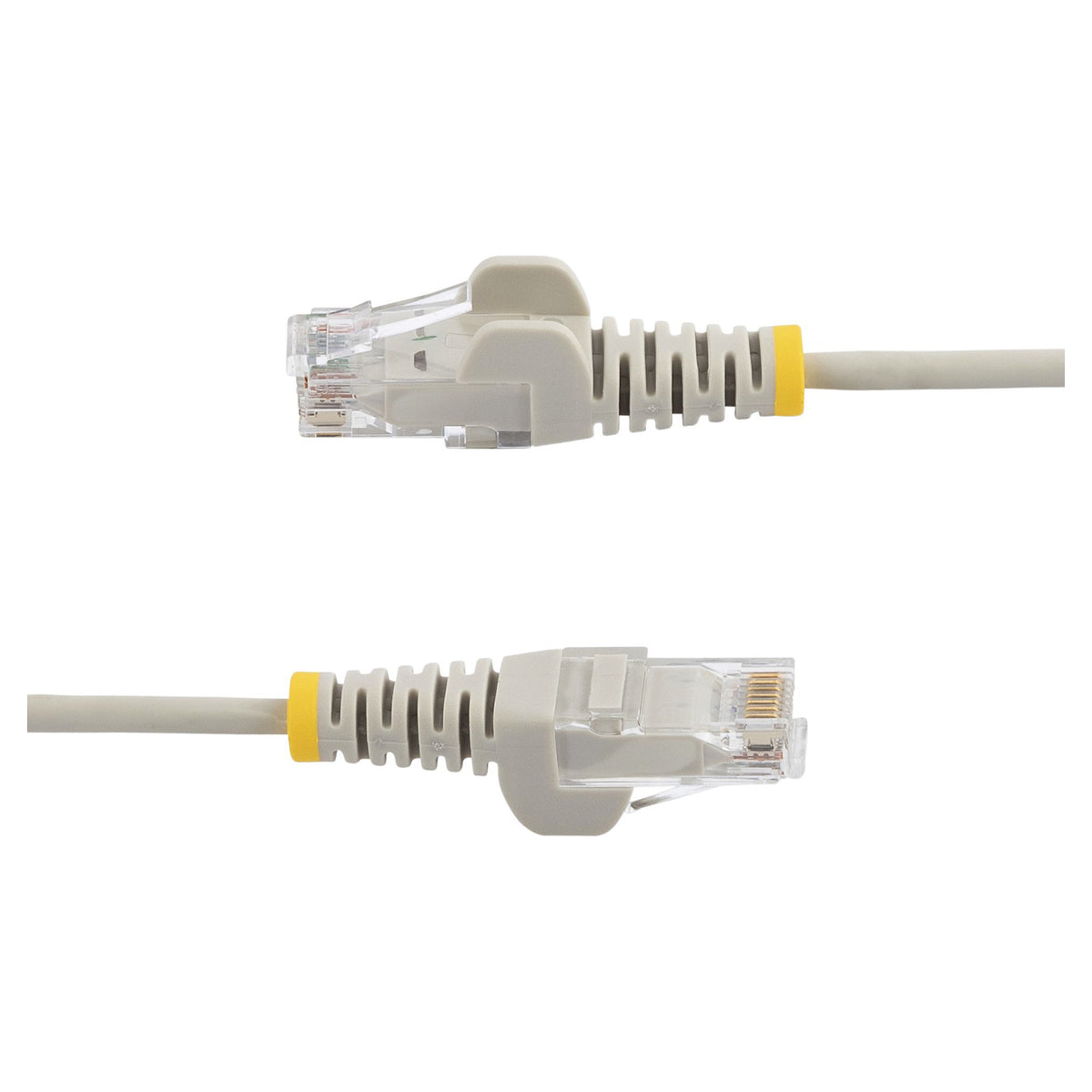 StarTech 3 m Cat6-Kabel - Schlankes Cat6-Patchkabel - Grau - Snagless RJ45-Anschlusse - Gigabit-Ethernet-Kabel - 28 AWG - Patch-Kabel - RJ-45 (M)