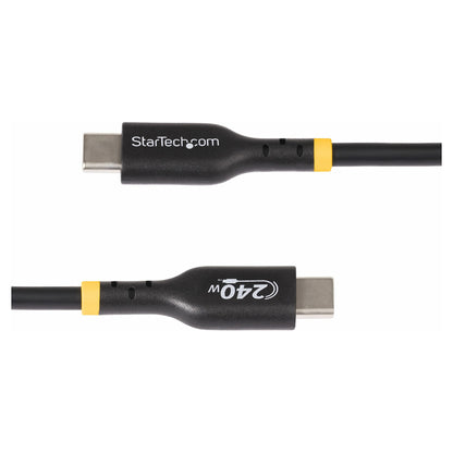 StarTech 2m USB-C Ladekabel, USB-IF zertifiziert, 240W PD EPR, M/M - USB-Kabel - 24 pin USB-C (M)