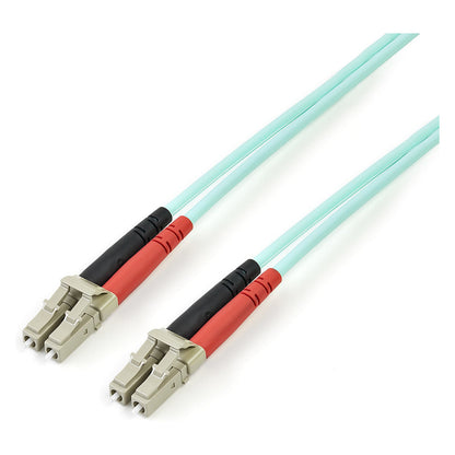 StarTech 3m 10 Gb Aqua Multimode 50/125 Duplex LSZH Fiber Patch Cable