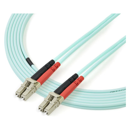 StarTech 3m 10 Gb Aqua Multimode 50/125 Duplex LSZH Fiber Patch Cable