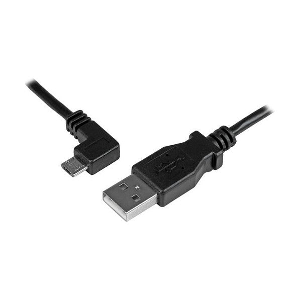 StarTech Micro-USB Charge-and-Sync Cable M/M - Left-Angle Micro-USB - 30/24 AWG - 1 m 3ft
