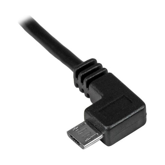 StarTech Micro-USB Charge-and-Sync Cable M/M - Left-Angle Micro-USB - 30/24 AWG - 1 m 3ft