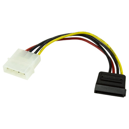 StarTech 6in 4 Pin Molex to SATA Power Cable Adapter