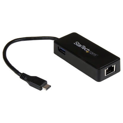 StarTech USB-C auf Gigabit Netzwerkadapter mit extra USB Anschluss - USB 3.1 Gen 1 (5 Gbit/s)