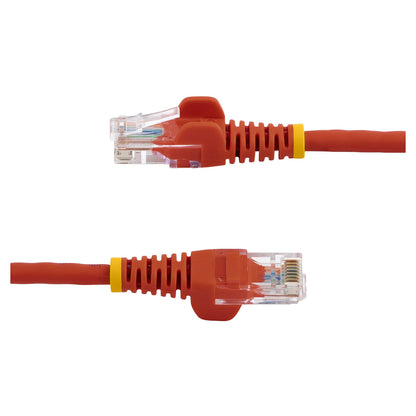 StarTech 5m Red Cat5e Patch Cable with Snagless RJ45 Connectors - Long Ethernet Cable - 5 m Cat 5e UTP Cable