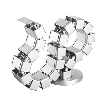 StarTech Spine Cable Management - Weighted Base Plate - Cord Cover - Cable Organizer - Cord Protector - Cable Raceway