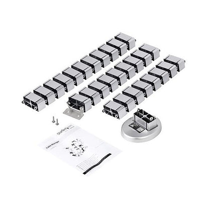 StarTech Spine Cable Management - Weighted Base Plate - Cord Cover - Cable Organizer - Cord Protector - Cable Raceway