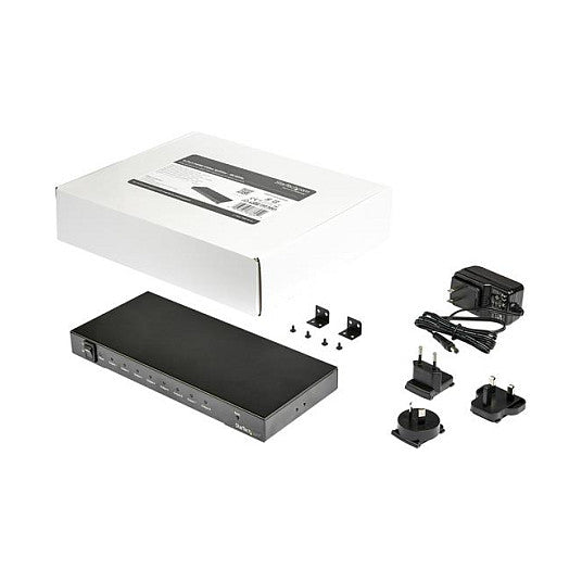 StarTech 8 Port 4K 60Hz HDMI Splitter - HDR Untersttzung - 7.1 Surround Audio Sound - HDMI Verteiler