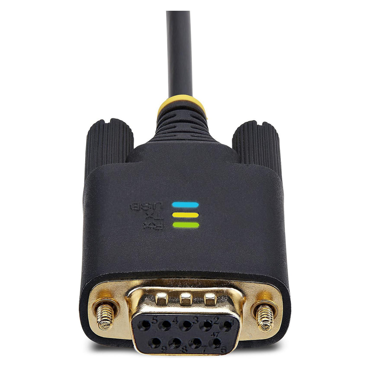 StarTech.com 3ft (1m) USB to Null Modem Serial Adapter Cable, Interchangeable DB9 Screws/Nuts, COM R