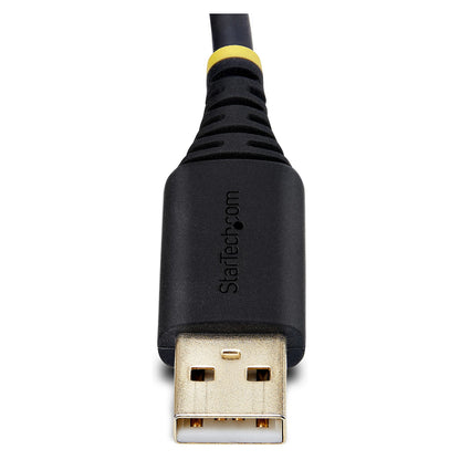 StarTech.com 3ft (1m) USB to Null Modem Serial Adapter Cable, Interchangeable DB9 Screws/Nuts, COM R