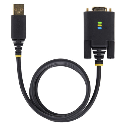 StarTech.com 3ft (1m) USB to Null Modem Serial Adapter Cable, Interchangeable DB9 Screws/Nuts, COM R