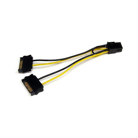StarTech 6in SATA Power to 6 Pin PCI Express Video Card Power Cable Adapter