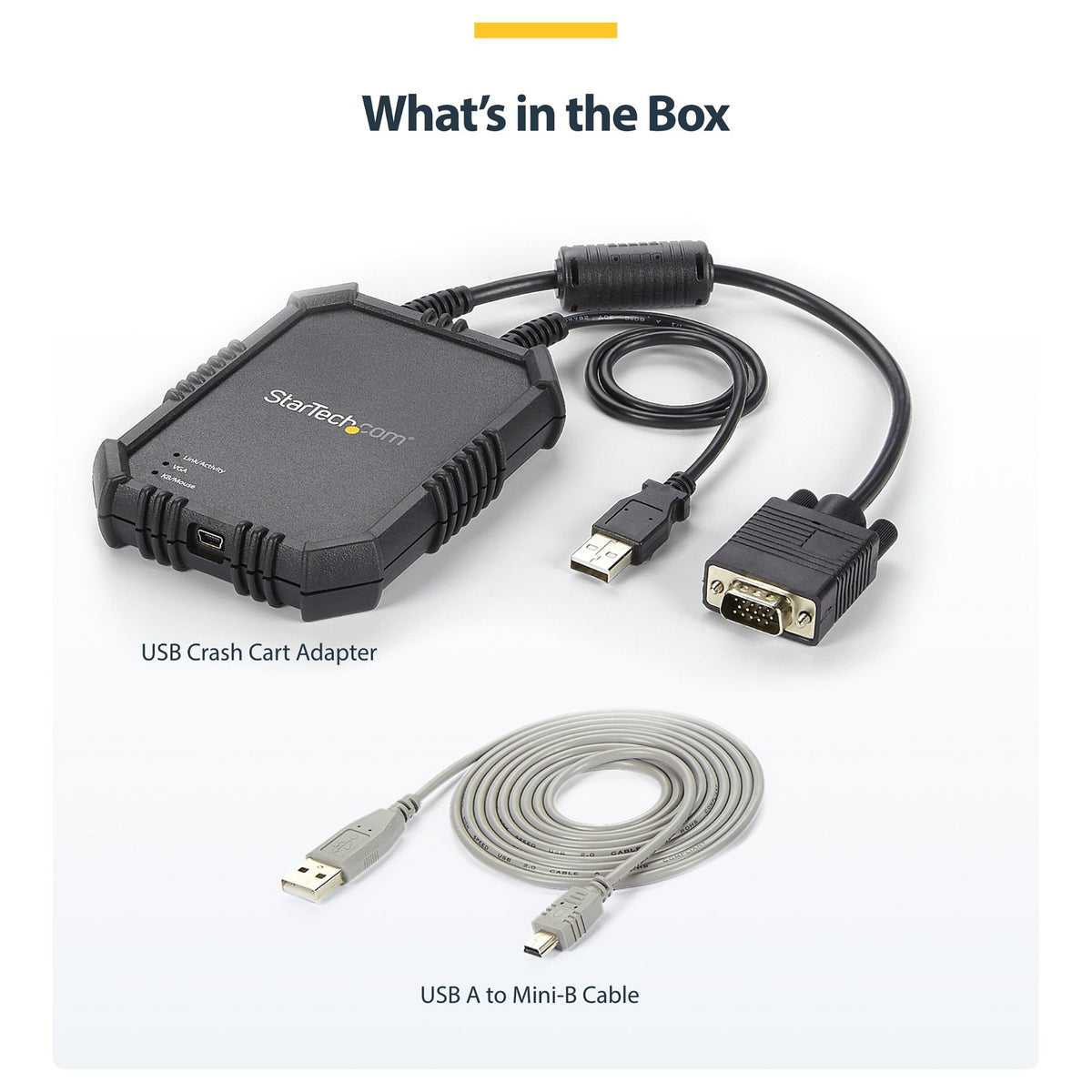 StarTech USB 2.0 KVM Konsole - Mobiler Laptop Crash Cart Adapter mit Datenbertragung und Videoaufnahme