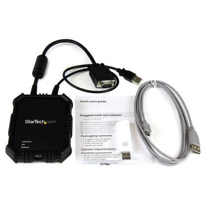 StarTech USB 2.0 KVM Konsole - Mobiler Laptop Crash Cart Adapter mit Datenbertragung und Videoaufnahme