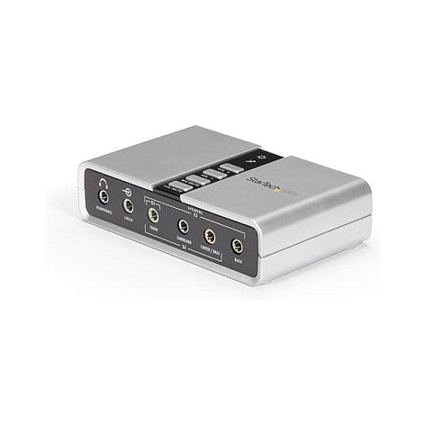 StarTech 7.1 USB Audio Adapter External Sound Card with SPDIF Digital Audio
