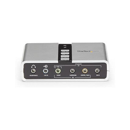 StarTech 7.1 USB Audio Adapter External Sound Card with SPDIF Digital Audio