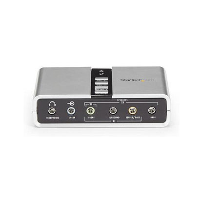 StarTech 7.1 USB Audio Adapter External Sound Card with SPDIF Digital Audio