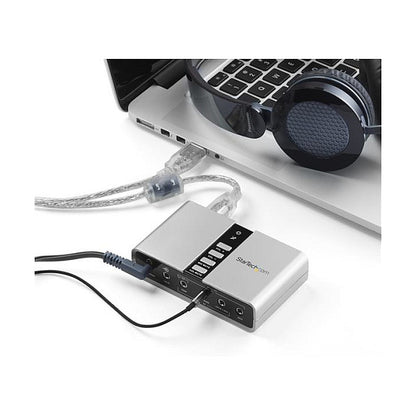 StarTech 7.1 USB Audio Adapter External Sound Card with SPDIF Digital Audio