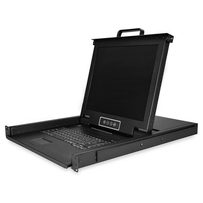 StarTech 1HE 8 Port Rackmontage VGA KVM Konsole fr Server Racks - LCD KVM Schublade - 43,18cm 17Zoll