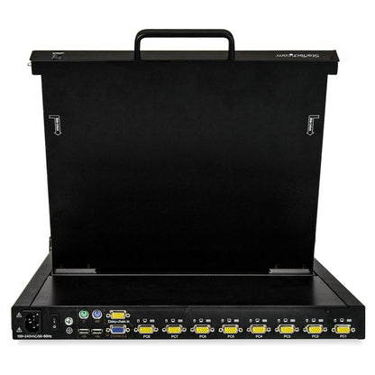 StarTech 1HE 8 Port Rackmontage VGA KVM Konsole fr Server Racks - LCD KVM Schublade - 43,18cm 17Zoll