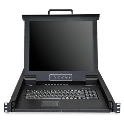 StarTech 1HE 8 Port Rackmontage VGA KVM Konsole fr Server Racks - LCD KVM Schublade - 43,18cm 17Zoll