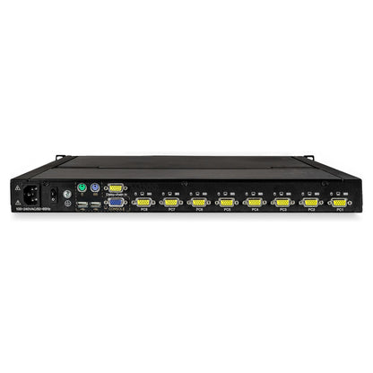 StarTech 1HE 8 Port Rackmontage VGA KVM Konsole fr Server Racks - LCD KVM Schublade - 43,18cm 17Zoll