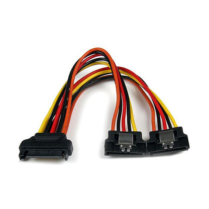 StarTech 6in Latching SATA Power Y Splitter Cable Adapter - M/F