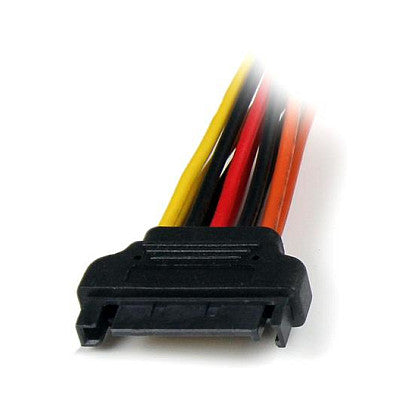 StarTech 6in Latching SATA Power Y Splitter Cable Adapter - M/F