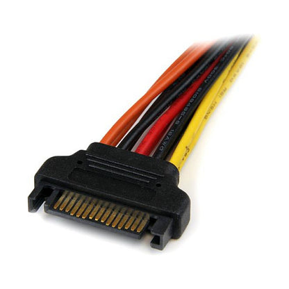 StarTech 6in Latching SATA Power Y Splitter Cable Adapter - M/F
