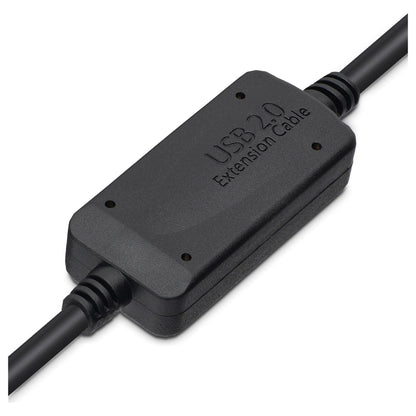 StarTech 15m aktives USB 2.0 A auf B Kabel - Stecker/Stecker - USB Druckerkabel 1x USB A / 1x USB B - Schwarz