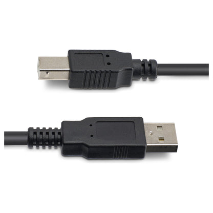 StarTech 15m aktives USB 2.0 A auf B Kabel - Stecker/Stecker - USB Druckerkabel 1x USB A / 1x USB B - Schwarz