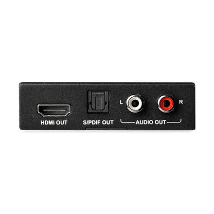 StarTech 4K HDMI Audio Extractor - 4K 60Hz - HDMI Audio De-Embedder - PDIF Toslink Optical Audio - Dual Cinch und HDMI Audio
