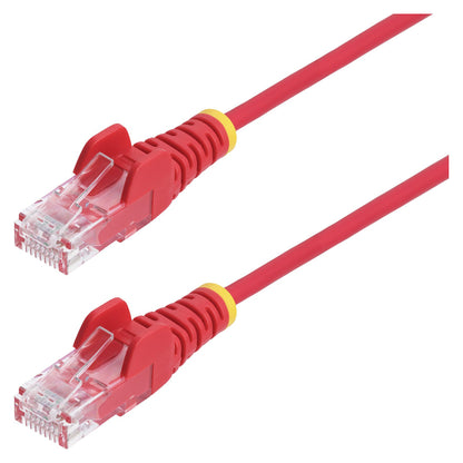 StarTech.com 1m Red Slim CAT6 Ethernet Cable, Snagless, 28AWG, LSZH - Patch-Kabel - RJ-45 (M)