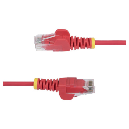 StarTech.com 1m Red Slim CAT6 Ethernet Cable, Snagless, 28AWG, LSZH - Patch-Kabel - RJ-45 (M)