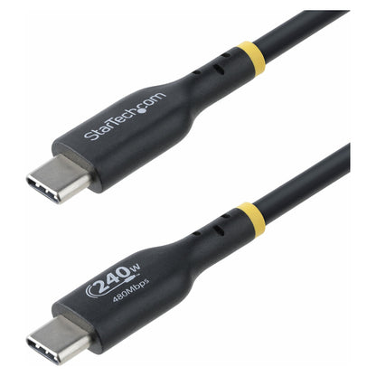 StarTech.com 3m USB-C Ladekabel, USB-IF zertifiziert, 240W PD EPR, M/M - USB-Kabel - 24 pin USB-C (M)