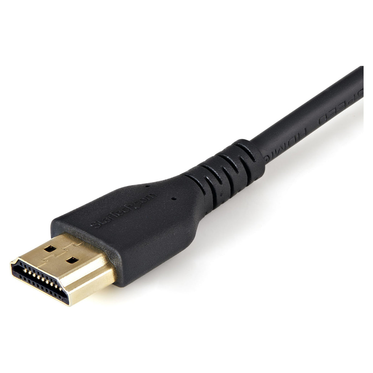 StarTech 1m HDMI Cable with Locking Screw - 4K 60Hz HDR - High Speed HDMI 2.0 Monitor Cable with Ethernet - M/M