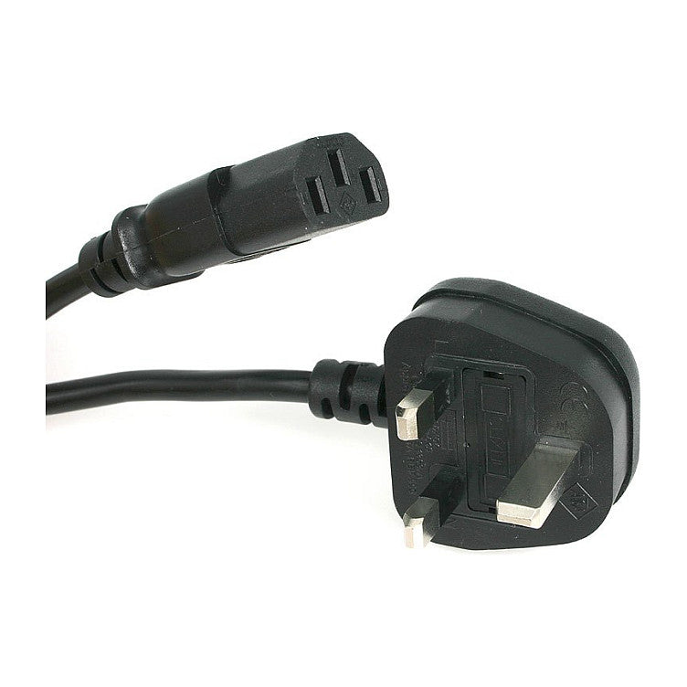 StarTech.com 1 m UK PC Stromkabel, BS 1363 zu C13, 18AWG, Kaltgerätekabel - Stromkabel - BS 1363 (S)