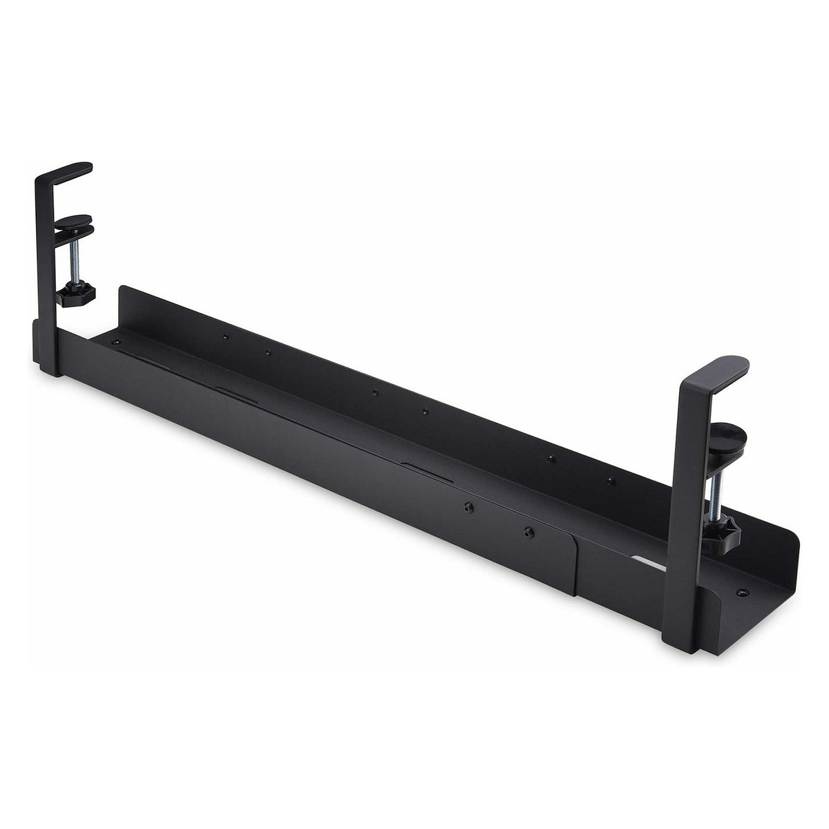 StarTech.com Under Desk Cable Management Tray, Clamp-on Installation