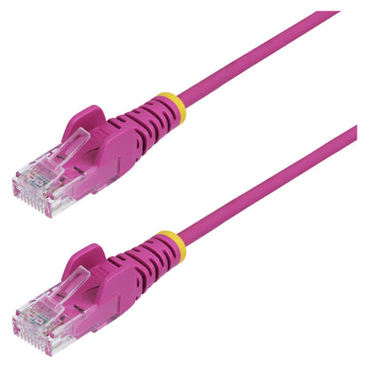 StarTech 5m Rosa Schlankes CAT6-Ethernet-Kabel Snagless RJ45 LSZH 28AWG Reines Kupfer Patchkabel/Netzwerkkabel