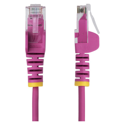 StarTech 5m Rosa Schlankes CAT6-Ethernet-Kabel Snagless RJ45 LSZH 28AWG Reines Kupfer Patchkabel/Netzwerkkabel