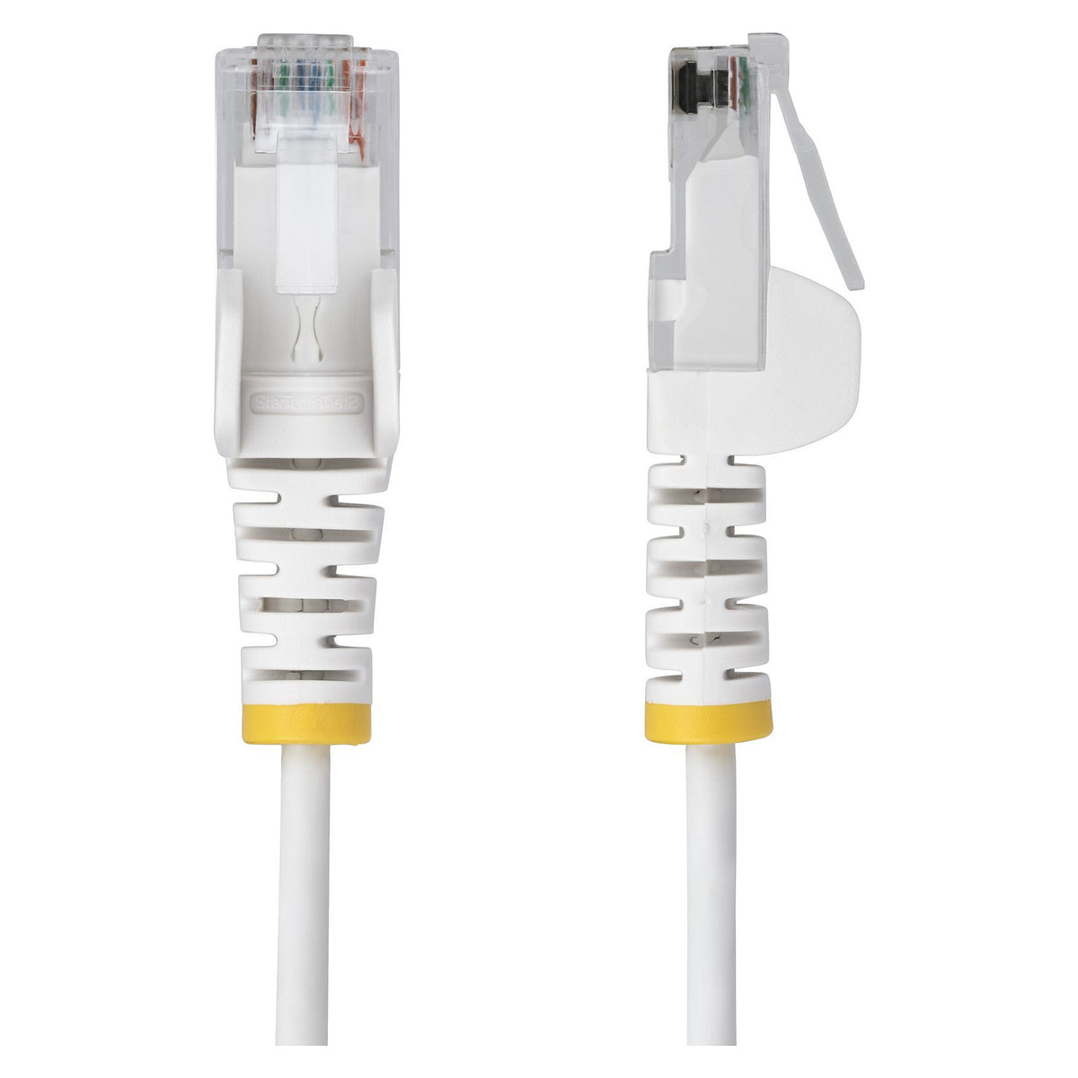 StarTech 2,5m Weisses Schlankes CAT6-Ethernet-Kabel Snagless RJ45 LSZH 28AWG Reines Kupfer Patchkabel/Netzwerkkabel