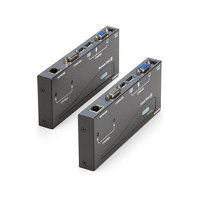 StarTech USB VGA KVM Verlngerung bis zu 150m - KVM extender ber Cat5 UTP Netzwerkkabel 2x VGA Buchse, 4x USB Stecker