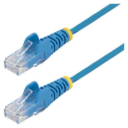 StarTech 5m Blaues Schlankes CAT6-Ethernet-Kabel Snagless RJ45 LSZH 28AWG Reines Kupfer Patchkabel/Netzwerkkabel