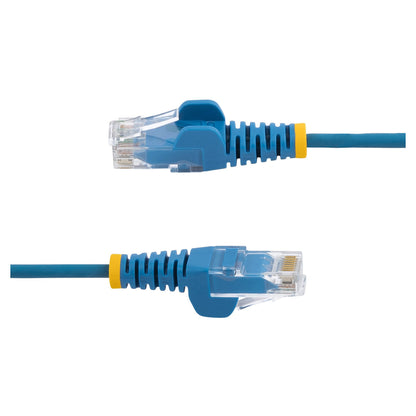 StarTech 5m Blaues Schlankes CAT6-Ethernet-Kabel Snagless RJ45 LSZH 28AWG Reines Kupfer Patchkabel/Netzwerkkabel