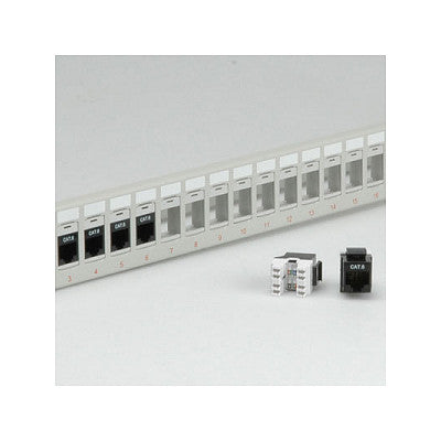 ROLINE 19-Zoll-Keystone-Modultrger, 24P., ungeschirmt, grau