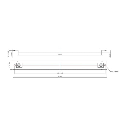 ROLINE 19-Zoll-Blindplatte Snap-in, 1 HE, schwarz