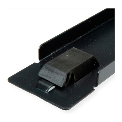 ROLINE 19-Zoll-Blindplatte Snap-in, 1 HE, schwarz