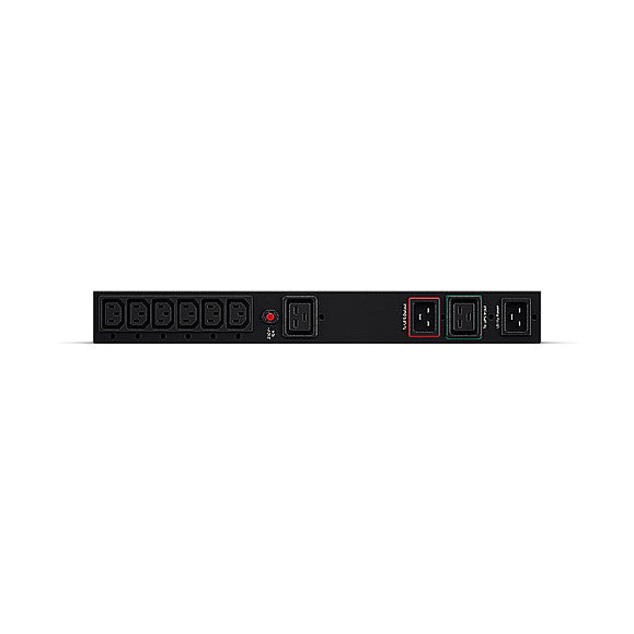 CyberPower zbh. By-Pass, Manuell, IEC Outlet, PDU, 1HE, Eingang 16A 1xC19+2xC20, Ausgang 16A 1x C19+ 10A 6xC13
